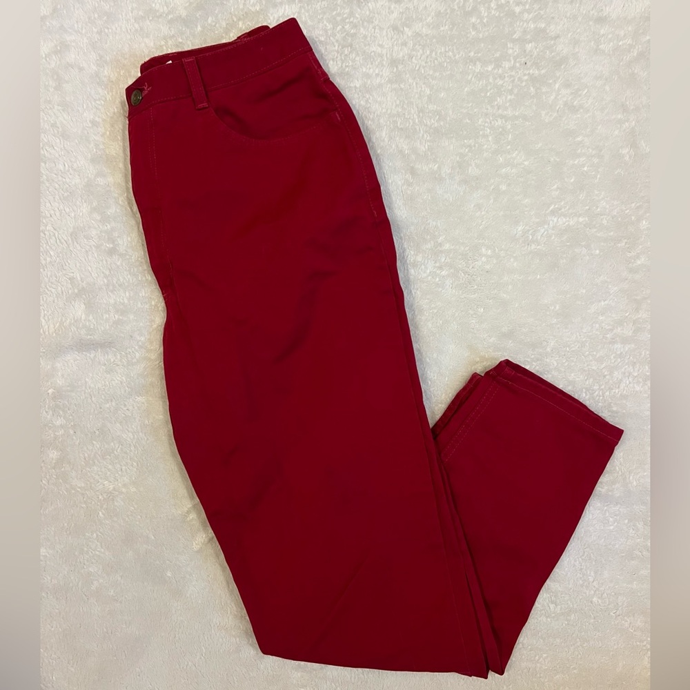 Talbots Women's Red Straight Leg Pants